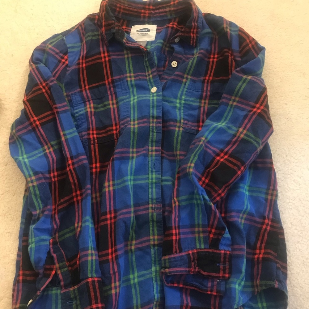 ✅✅‼️ EUC old navy flannel